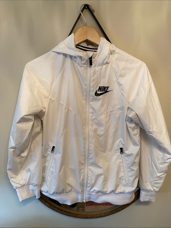 Nike Other - Nike Windrunner Full Zip White Jacket  youth M windbreaker golf athletic